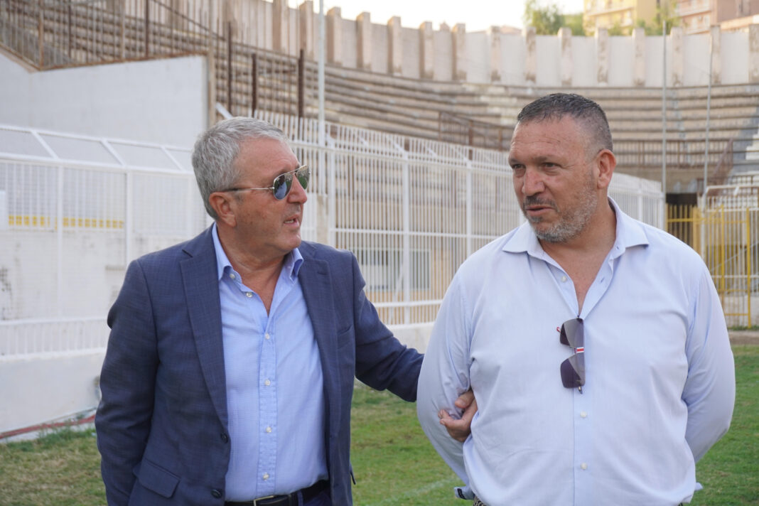 nella foto l'Assessore Piparo col sindaco Miccichè