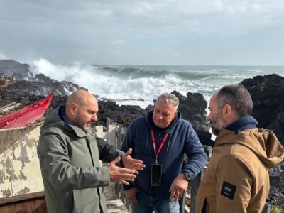 Sopralluogo del deputato regionale Giuseppe Zitelli (FdI) in alcune delle aree più colpite dal ciclone Harry: “Nessuno sarà lasciato solo”