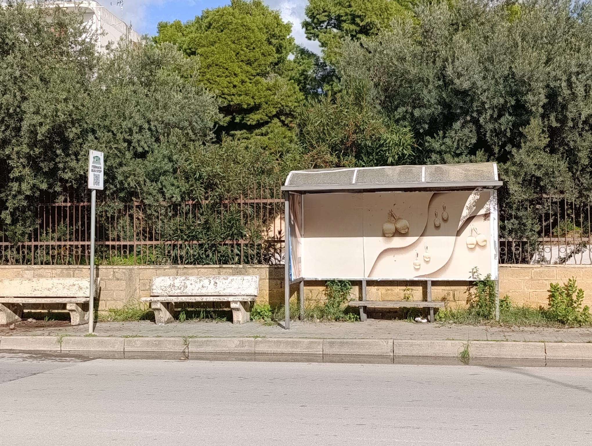 Aspettando un autobus tra rifiuti ed erbacce: le fermate che fanno vergognare Agrigento