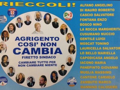 Amministrative Agrigento, Di Rosa all’attacco: “Basta marionette, si candidino i veri decisori politici”