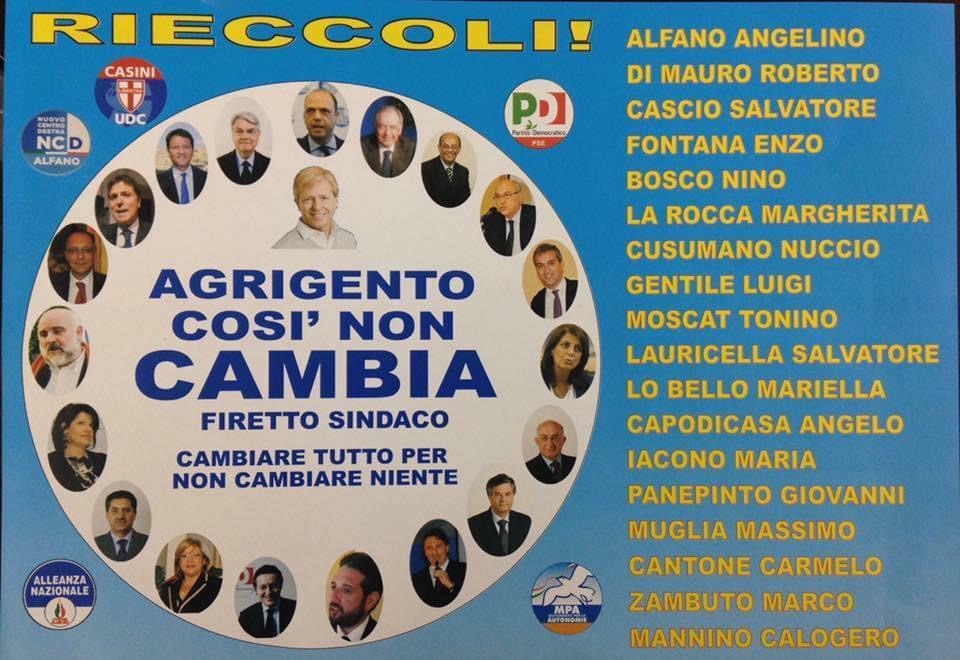 Amministrative Agrigento, Di Rosa all’attacco: “Basta marionette, si candidino i veri decisori politici”