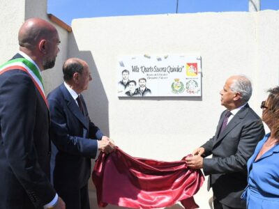 Da roccaforte del clan a presidio di legalità: inaugurata in provincia di Palermo la villa “Quarto Savona Quindici”
