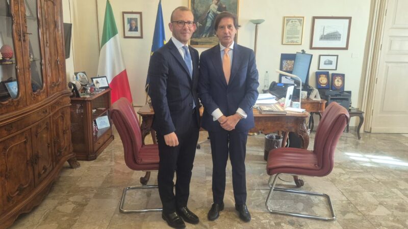 Crisi idrica, sanità e sicurezza: il deputato Luigi Salvaggio incontra il Prefetto Caccamo