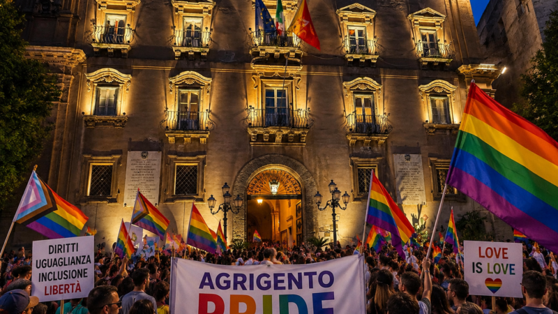 Agrigento Pride 2026, sabato il corteo attraversa il cuore della città: Ecco percorso, divieti e modifiche alla viabilità