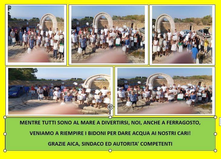 Maddalusa, Ferragosto con le taniche: Mentre la città è in vacanza, i residenti continuano a cercare l’acqua