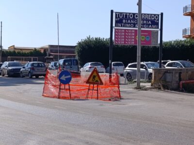 Attesa infinita sul viale Sciascia:dopo l’asfalto disconnesso e la lapazza quando inizieranno i lavori?