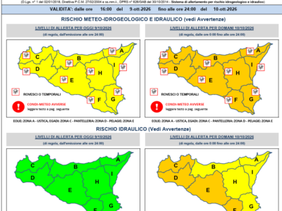Allerta arancione ad Agrigento, mancano sei ore e non c’è ancora alcuna ordinanza